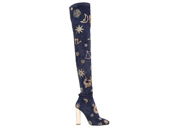 Emilio Pucci Suede Over-The-Knee Boots