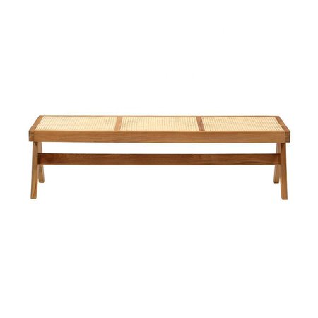 Jeanneret Cane Rattan Wooden Bed End Bench - Buy Rattan Bench,Cane Bench,Wood Bench Product on Alibaba.com