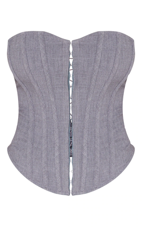 grey corset