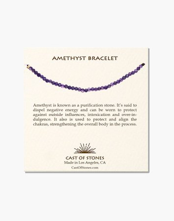 Cast of Stones Amethyst Bracelet