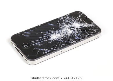 Afbeeldingen, stockfoto‘s en vectoren van Iphone Screen Broken | Shutterstock