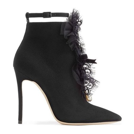 DSQUARED2 Suede Ankle Boots with Lace