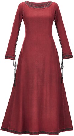 Merida Maxi Red Dress- HolyClothing