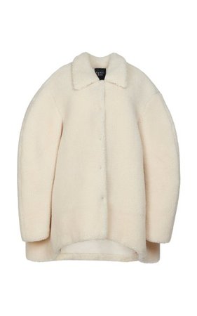 Fur Button-Detailed Coat By A.w.a.k.e. Mode | Moda Operandi