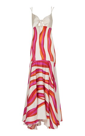 Ceres Silk Maxi Dress By Silvia Tcherassi | Moda Operandi