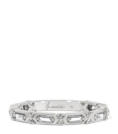 Annoushka White Gold and Diamond Ring | Harrods DE