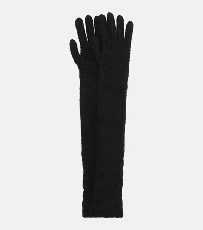 Cashmere Gloves in Black - Loro Piana | Mytheresa