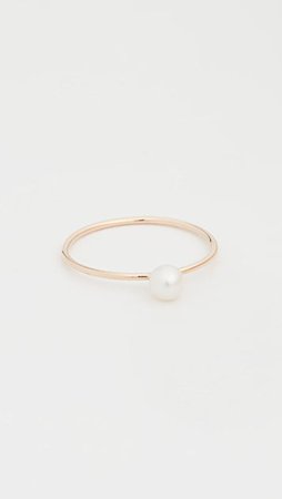 Zoe Chicco 14k Gold Freshwater Cultured Pearl Stacking Ring | SHOPBOP