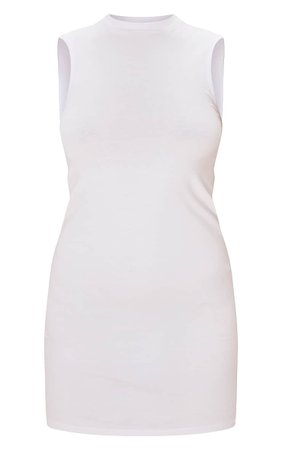 White Oversized Sleeveless T Shirt Dress | PrettyLittleThing