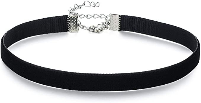 Amazon.com: Classic Black Velvet Choker Necklace for Women Girls, Valentines Day Birthday Gifts, Halloween Cosplay Jewelry: Clothing, Shoes & Jewelry
