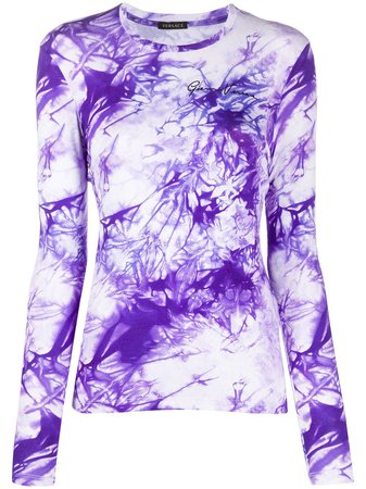 Versace tie-dye Long Sleeve T-shirt - Farfetch
