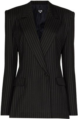 pinstripe black blazer womens farfetch - Google Search