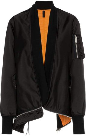 Unravel Project bomber cape jacket