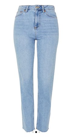 Topshop Straight Cut Jeans