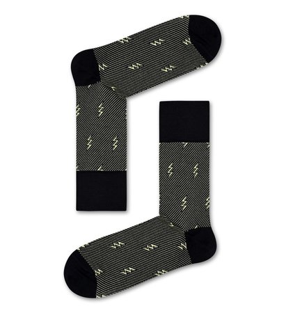 Flash Socks, Black - Dressed | Happy Socks