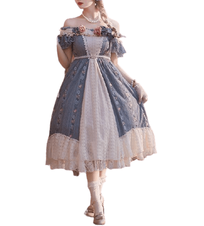 Victorian Blue Dress