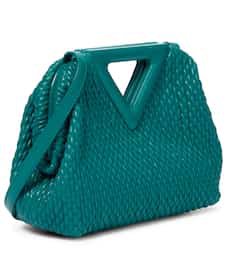 Bottega Veneta - Point Small leather shoulder bag | Mytheresa