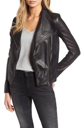 Chelsea28 Leather Moto Jacket | Nordstrom