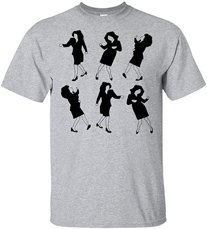 Funny Elaine Dancing T-Shirt Vintage Retro Seinfeld T-Shirt Sport Grey | Amazon.com