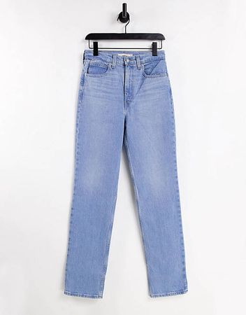 Levi's 70s straight leg jeans in mid wash | ASOS