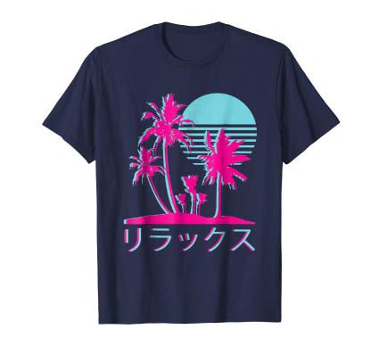 Amazon.com: Aesthetic Vaporwave T Shirt Retro 1980s 1990s Otaku Tee: Clothing