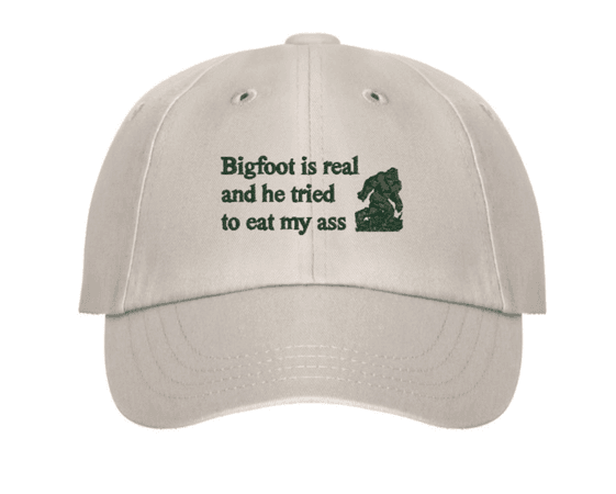 🌲 Bigfoot Tried To Eat My Ass®🌲 TAN HAT in 2018 | Etsy Finds & Online Wishlists | Pinterest | Bigfoot, Hats and Tan hat