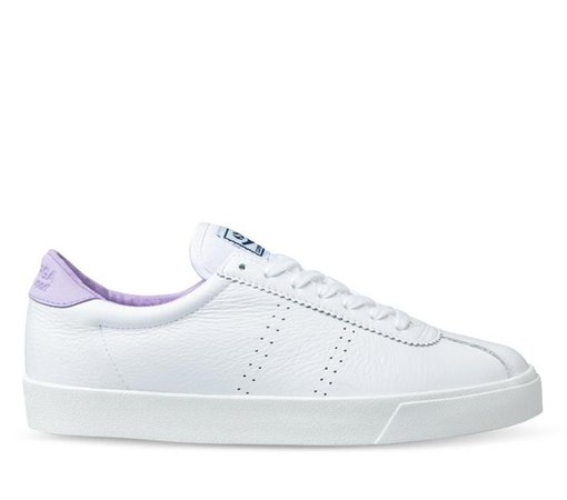 superga 2843 lilac white sneakers