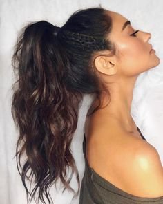 Olivia Culpo (@oliviaculpo) on Instagram: “ My favorite Mohawk braid ponytail by @justinemarjan ❤️❤️ We got this look using the…” | Health/Beauty in 2019 | Bra…