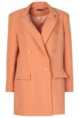 Double Breasted Tailored Blazer | boohoo peach