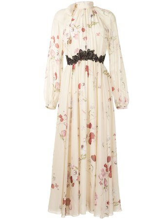 Vestido de seda con estampado floral Giambattista Valli - Compra online - Envío express, devolución gratuita y pago seguro