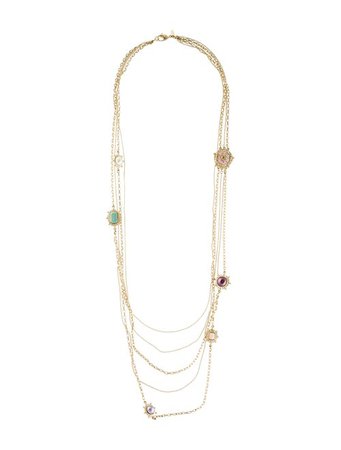 Chanel Faux Pearl & Tweed Multistrand Necklace - Necklaces - CHA299404 | The RealReal