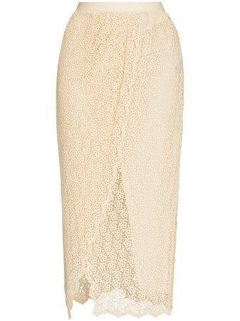 Isabel Marant Evelina Crochet Wrap Skirt - Farfetch