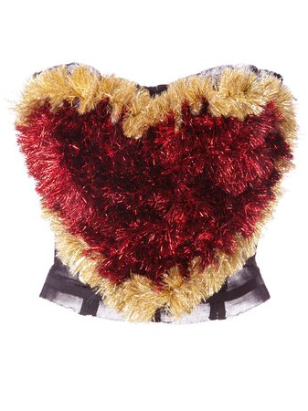 Dolce & Gabbana heart-shaped bustier top