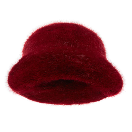 red fur hat