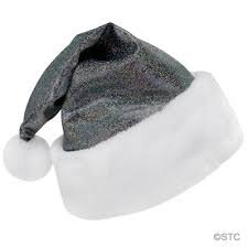 sparkly silver santa hat - Google Search