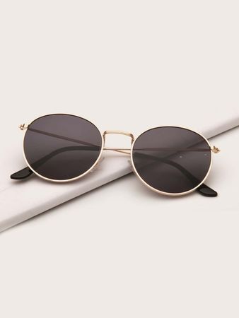 1pc Women's Fashionable Metal Frame Eyeglasses Suitable For Daily Wear | SHEIN