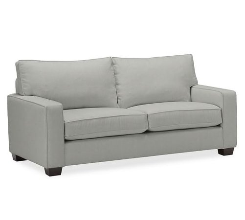 PB Comfort Square Arm Upholstered Sleeper Sofa With Memory Foam Mattress | Pottery Barn