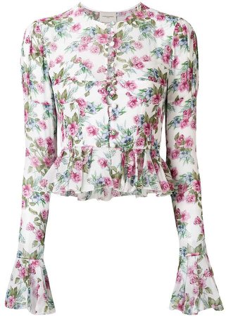 Giuseppe Di Morabito floral fitted blouse