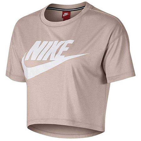Amazon.com: NIKE Womens Essential Short Sleeve Crop Top T-Shirt: Clothing