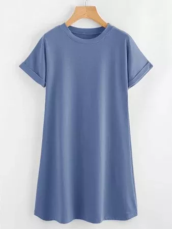 blue t shirt dresses - Google Search