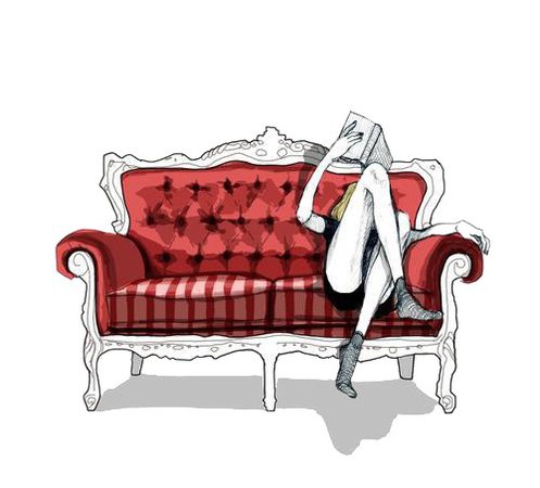 red couch reader