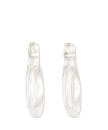 Sole Society 44mm Resin Hoops | Sole Society Shoes, Bags and Accessories white