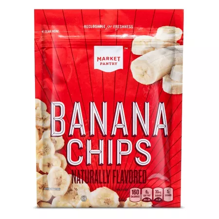 Banana Chips Dried Fruit - 4.5oz - Market Pantry™ : Target