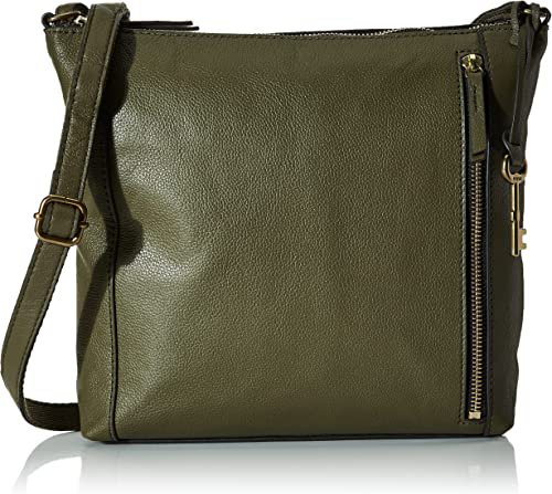 Fossil Women's Tara Leather Crossbody Purse Handbag, Green Moss (Model: ZB7851376): Handbags: Amazon.com
