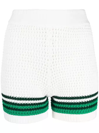 Casablanca Crochet Tennis Shorts - Farfetch