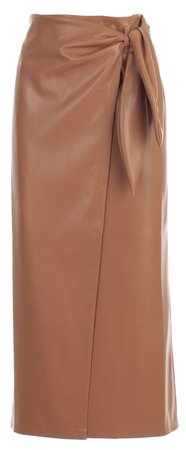 nanushka brown skirt