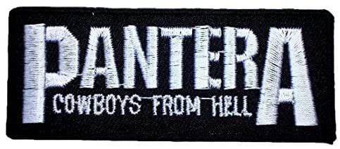 Amazon.com: Pantera Thrash Metal Band t Shirts Logo MP28 Applique Iron on Patches (Standard Version): Clothing