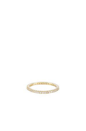 The M Jewelers NY The M Essential Pave Band in Gold | REVOLVE