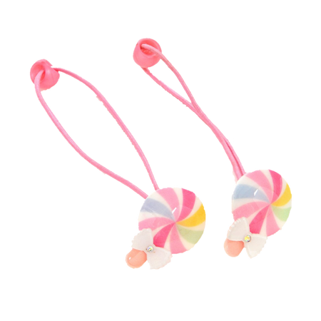 Pink Lollipop Hair Tie