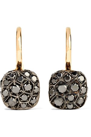 POMELLATO Nudo 18-karat rose gold diamond earrings